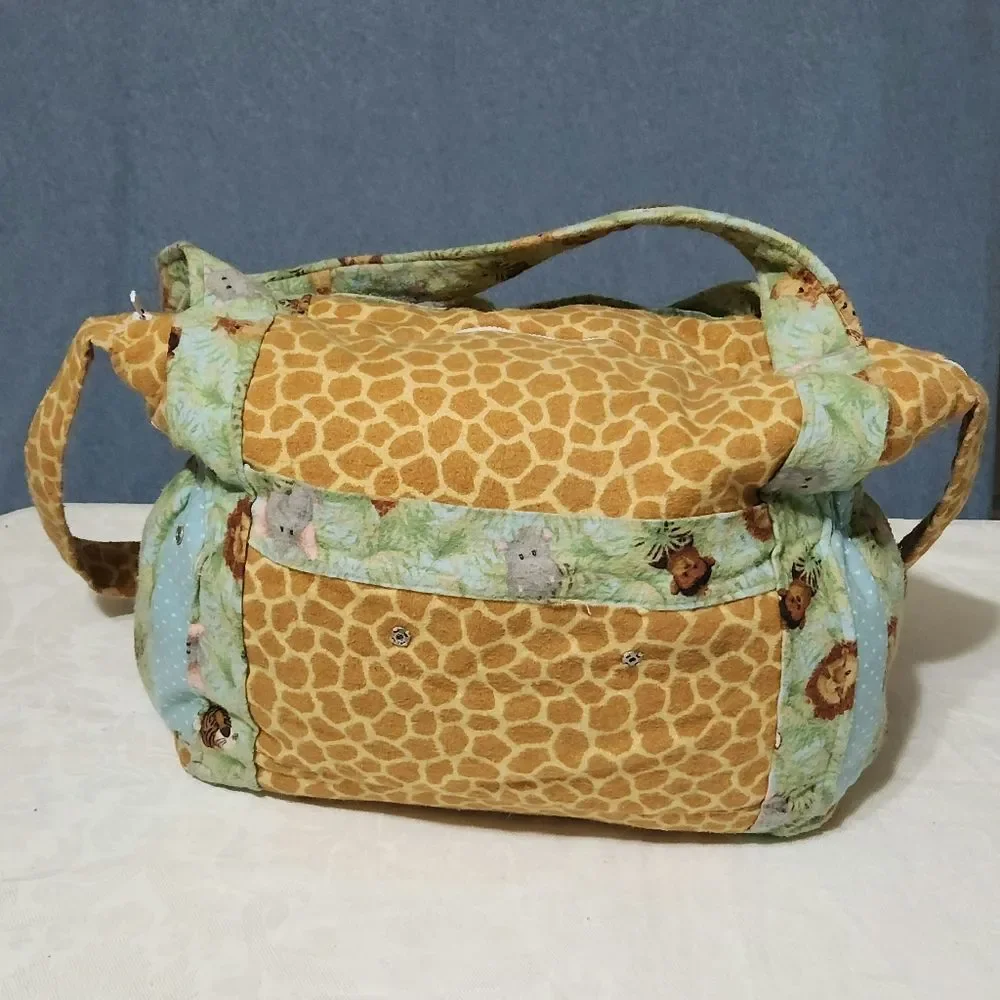 Handmade Safari diaper bag